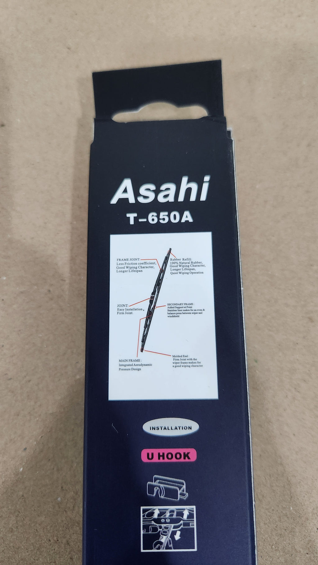 ASAHI - UNIVERSAL WIPER BLADE - 24 INCHES - T-650A - ACCESSORIES