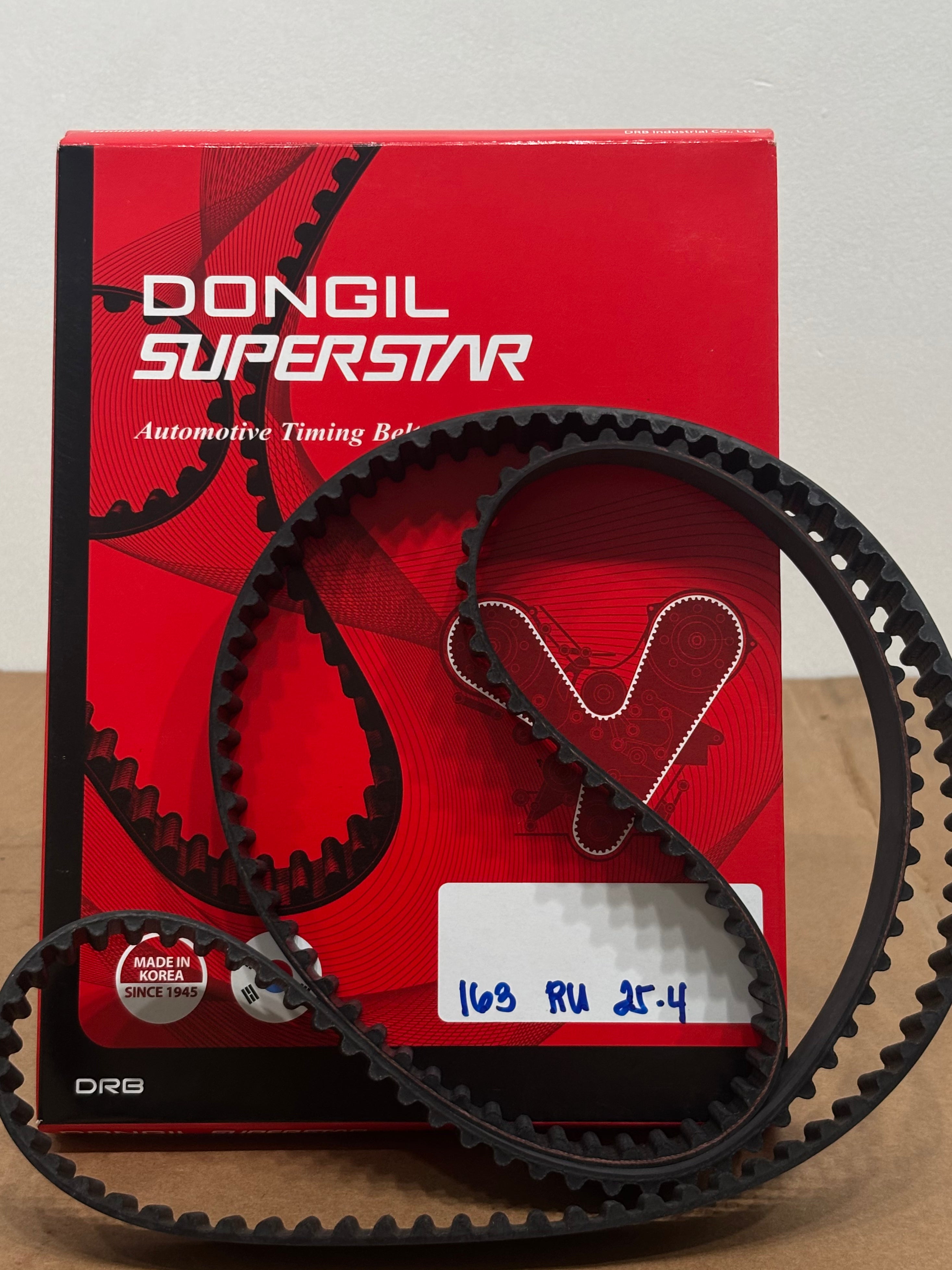 DRB - TIMING BELT - 163 RU 25.4 - H100, STAREX - ROUND TEETH