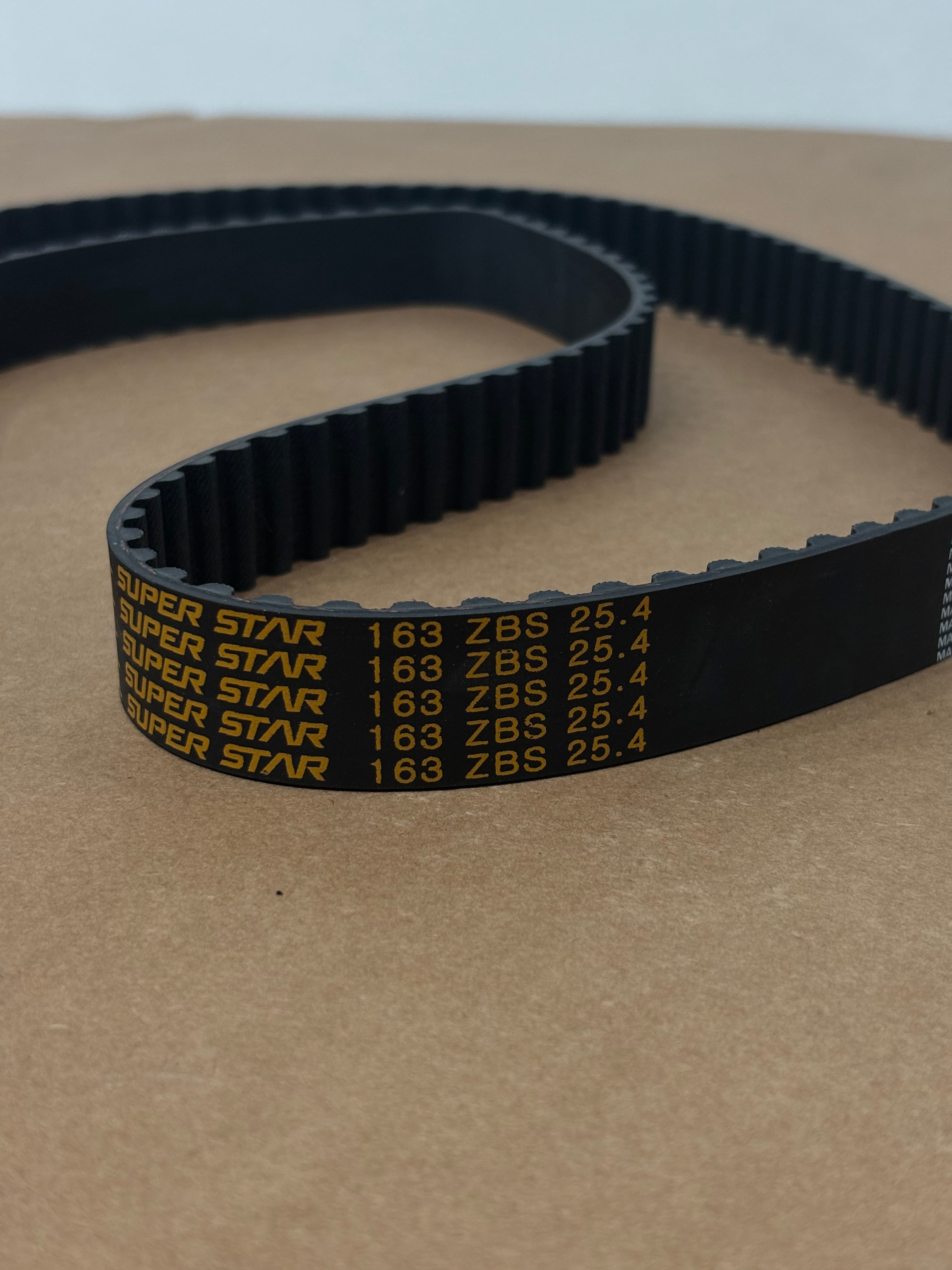 DRB - TIMING BELT - 163 ZBS 25.4 - L300, OLD GRACE - FLAT TEETH