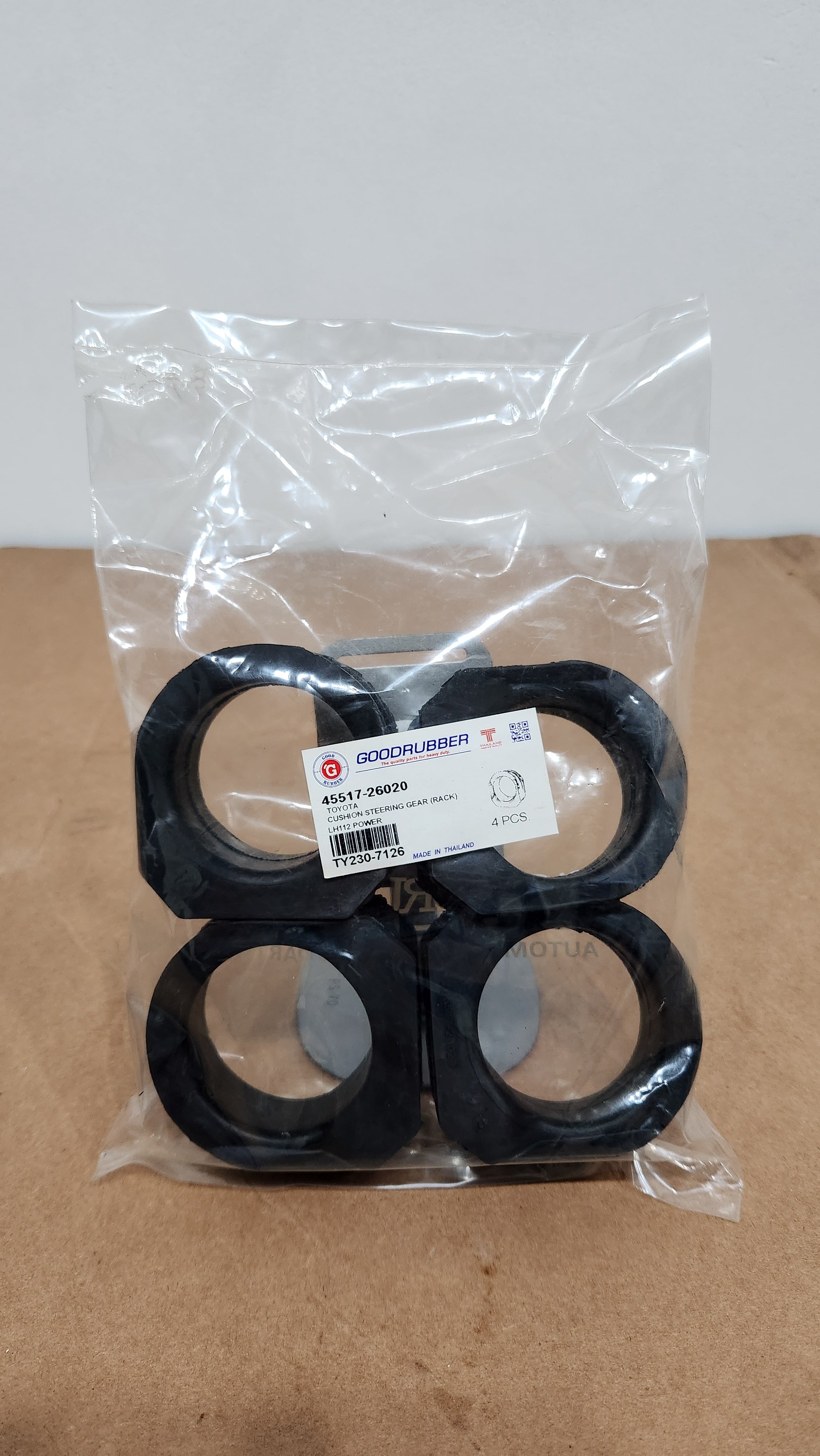 GOODRUBBER - SHOCK ABSORBER MOUNTING FRT - GR-48609-0D080 - TOYOTA VIOS 2003-2007